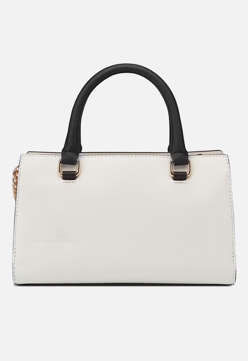 GUESS - Bandera satchel - white