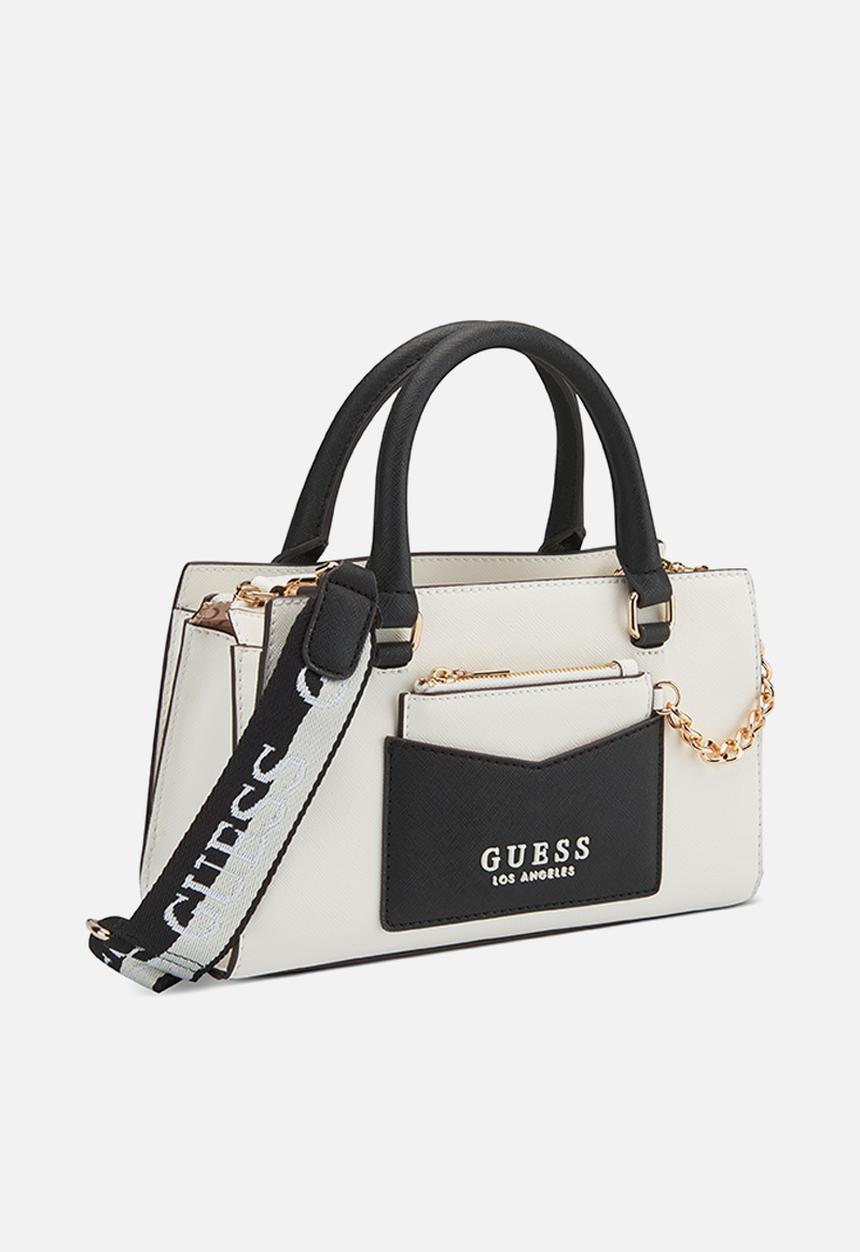 GUESS - Bandera satchel - white