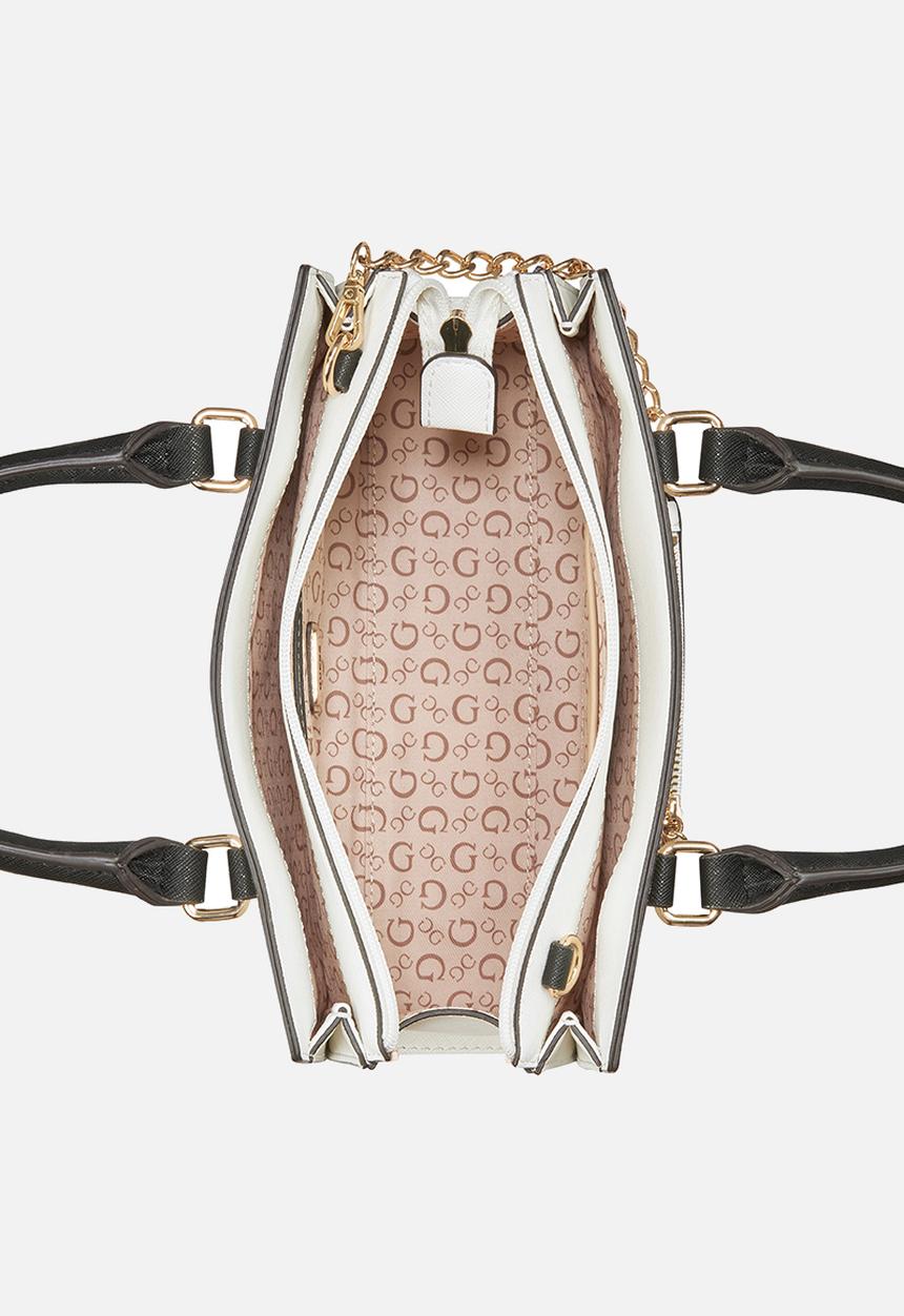 GUESS - Bandera satchel - white