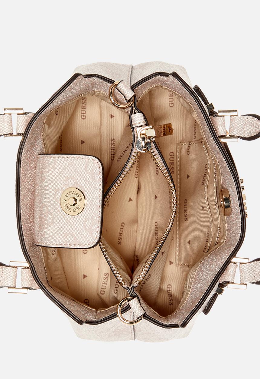 GUESS - Katya mini satchel - rose water logo