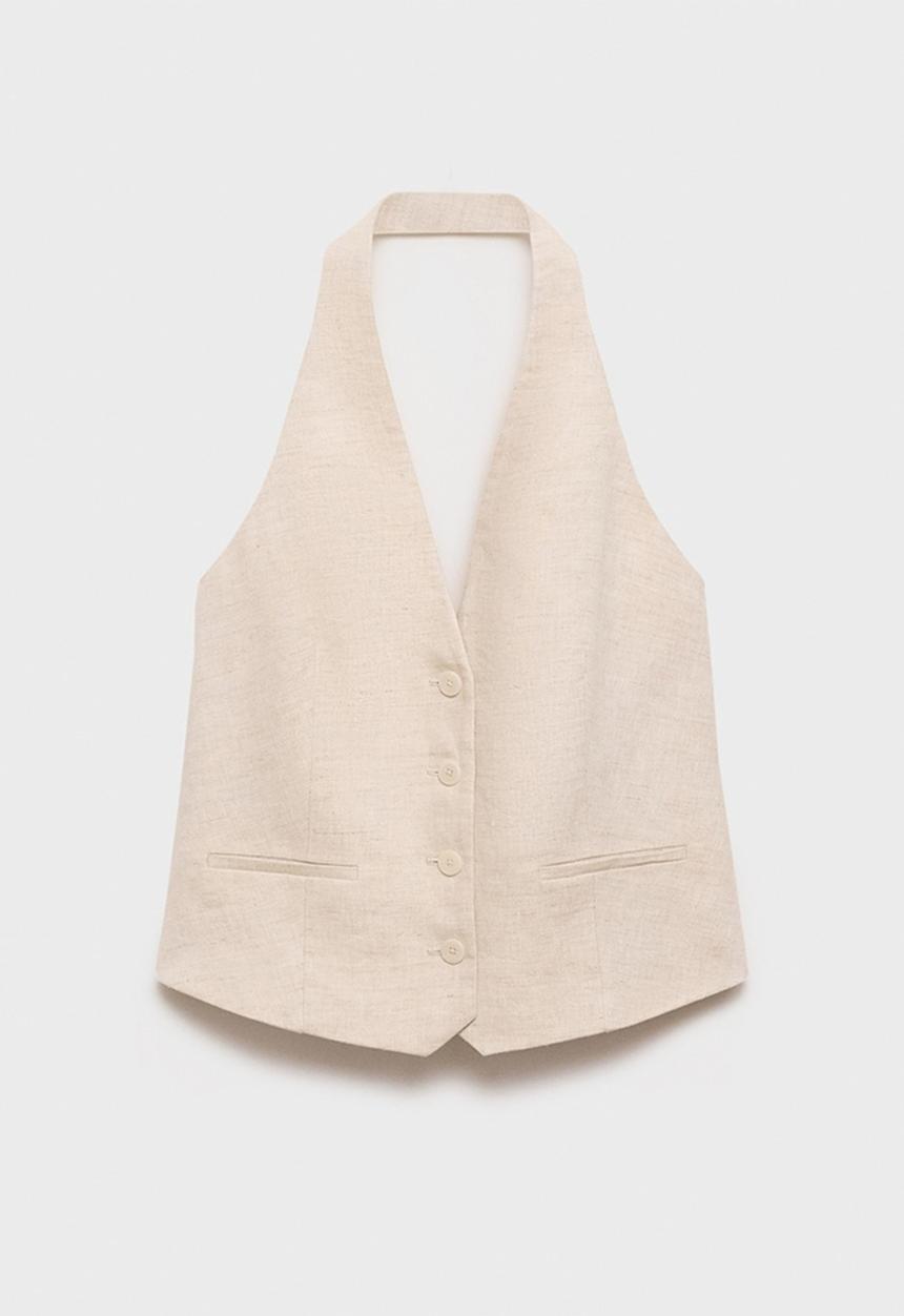 MANGO - Vest Boreli - Light Pastel Gray