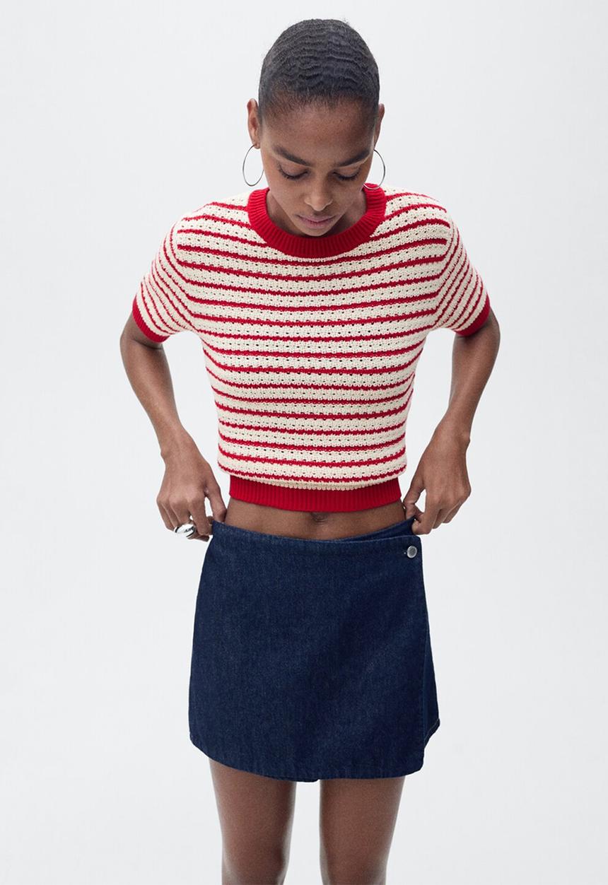 MANGO - Sweater Mimoi - Red
