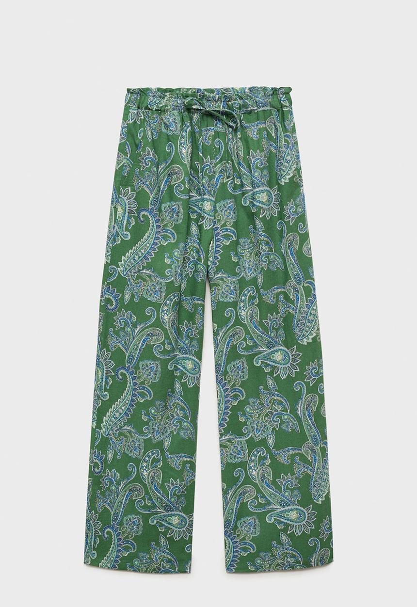 MANGO - Trousers Mamba - Green