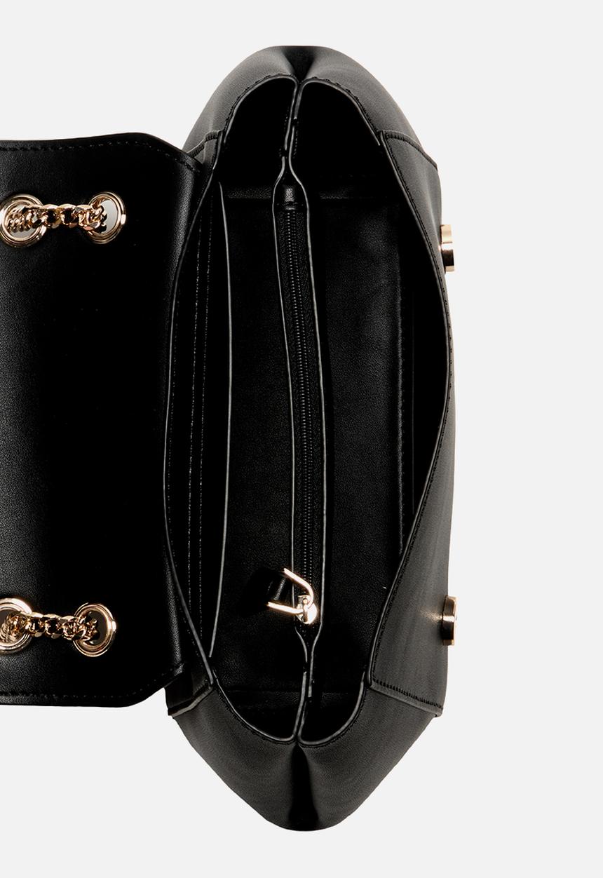 GUESS - Talent flap crossbody bag-black