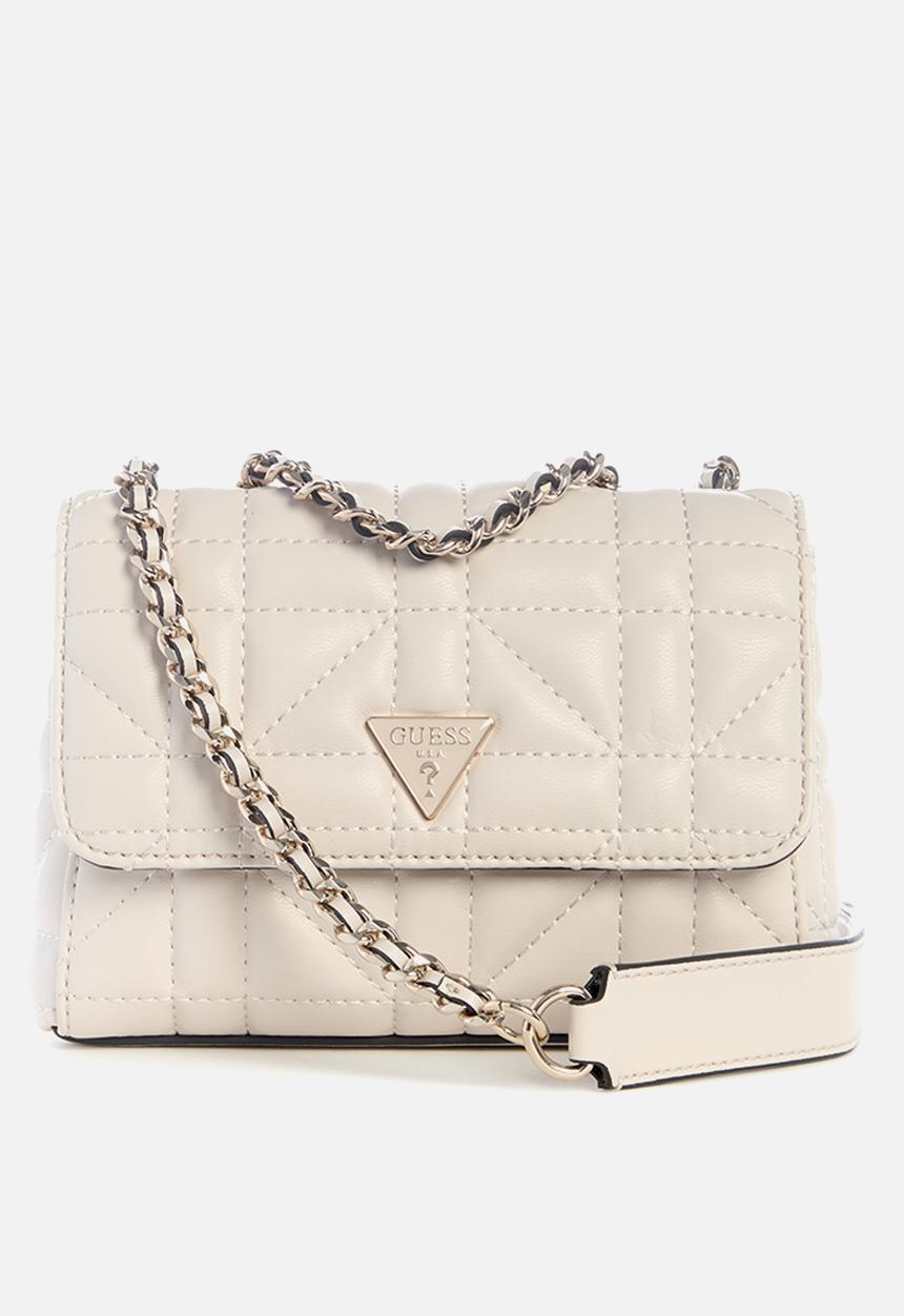GUESS - Edita convertable crossbody bag-cream