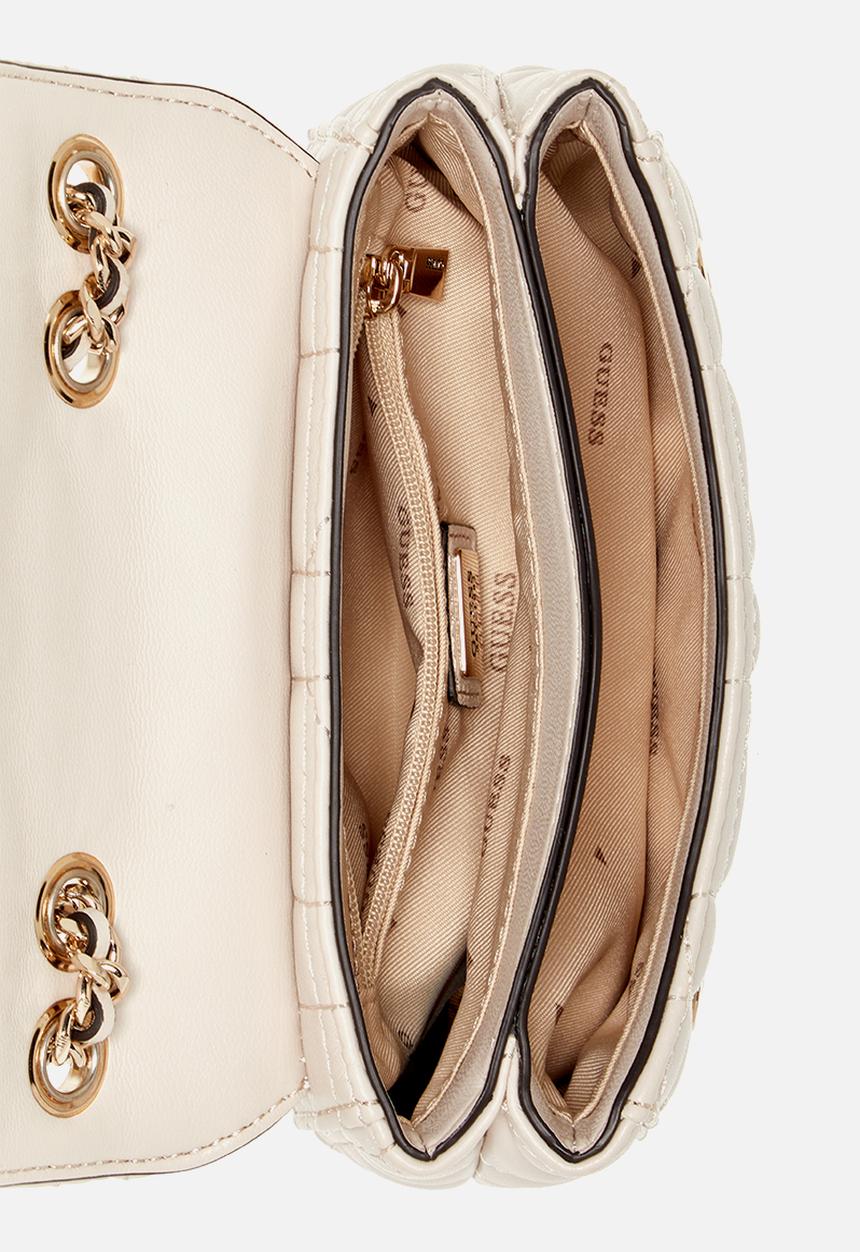 GUESS - Edita convertable crossbody bag-cream