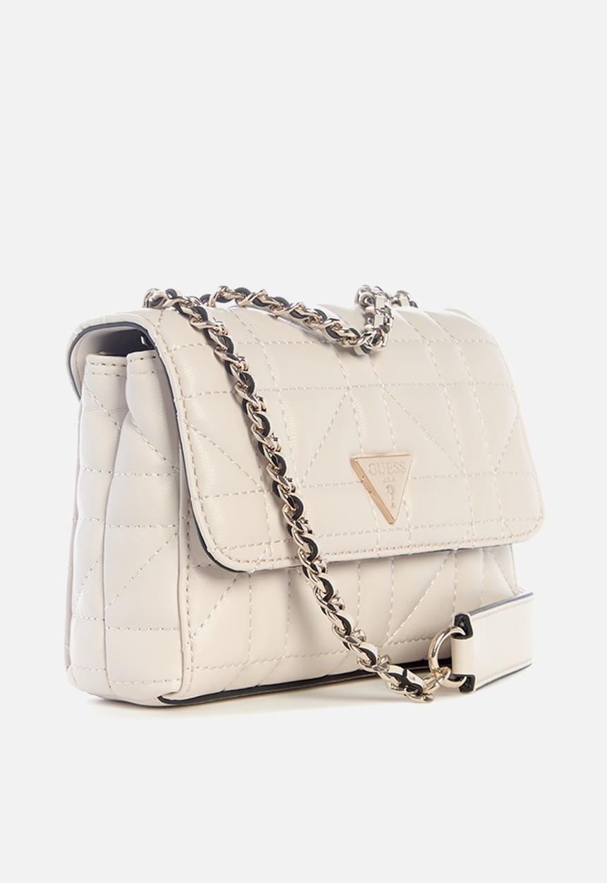 GUESS - Edita convertable crossbody bag-cream