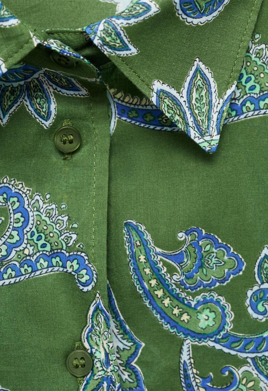 MANGO - Shirt Mamba - Green