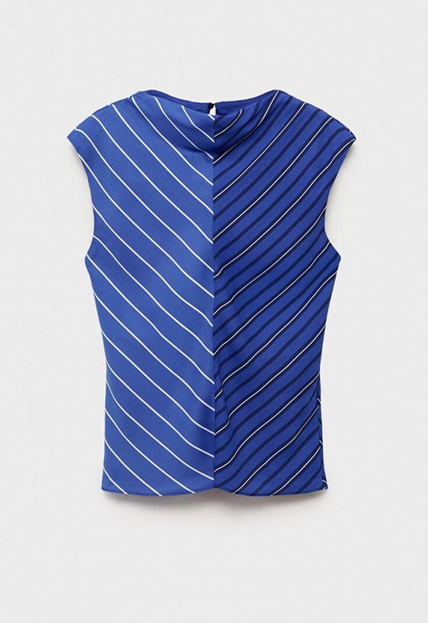 MANGO - Blouse Noeli - Medium Blue