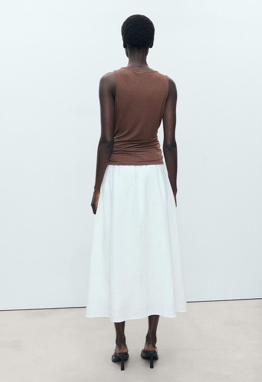MANGO - Top Mile - Dark Brown