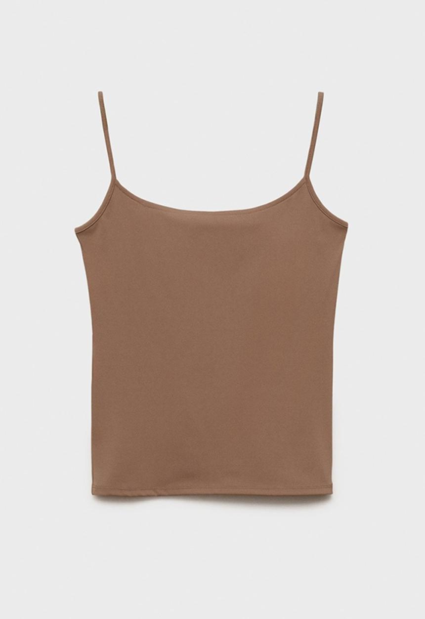MANGO - Top Bacara - Brown