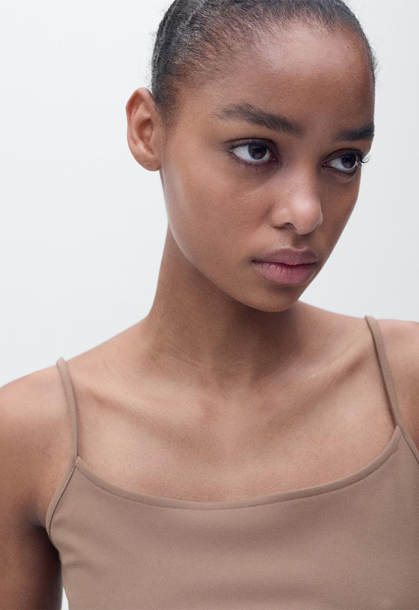 MANGO - Top Bacara - Brown