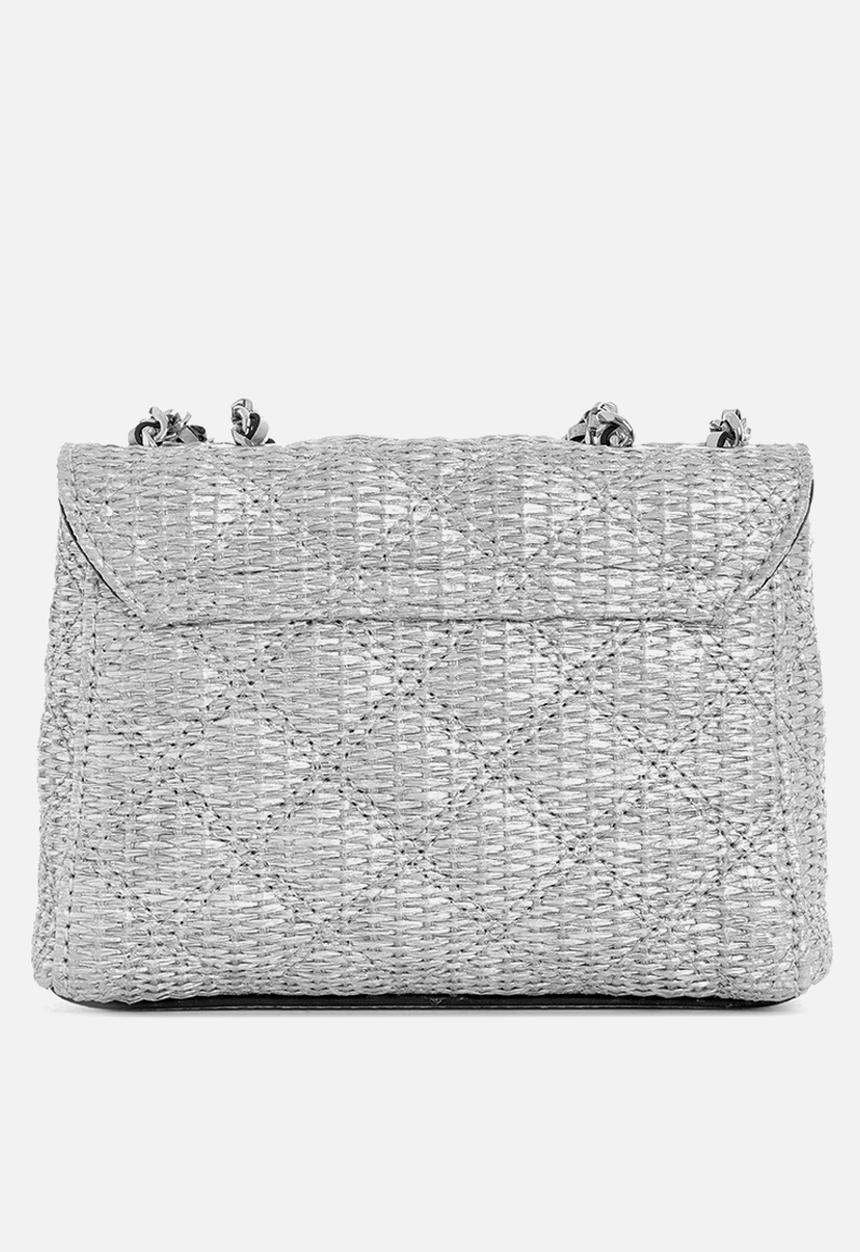 GUESS - Giully Ii mini crossbody bag-silver