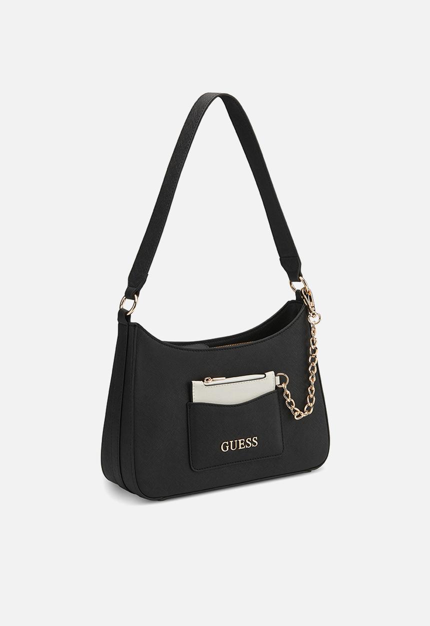 GUESS - Tana top zip shoulder-black multi