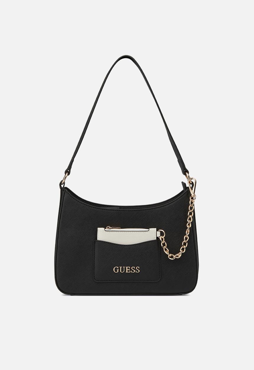 GUESS - Tana top zip shoulder-black multi