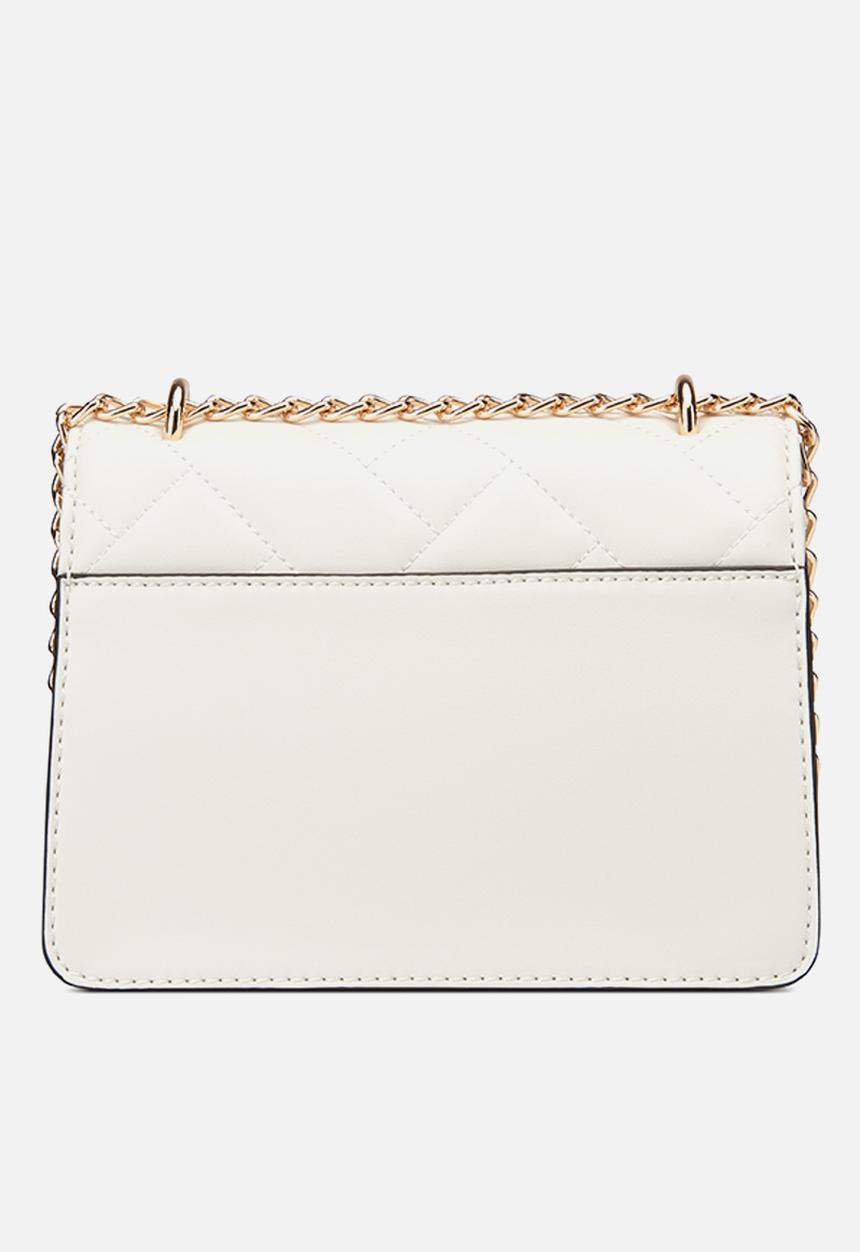GUESS - Kelce crossbody flap - cream