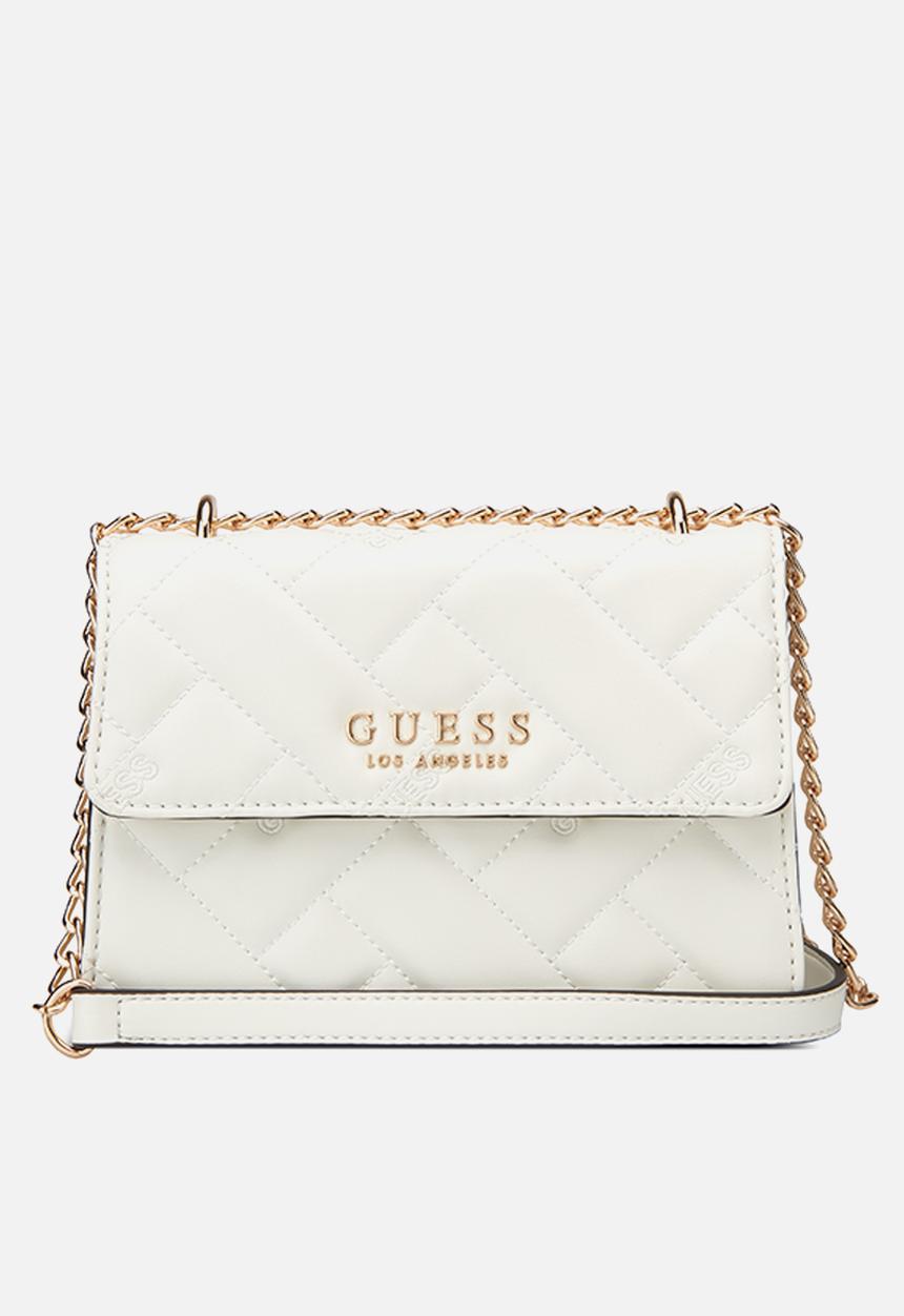 GUESS - Kelce crossbody flap - cream