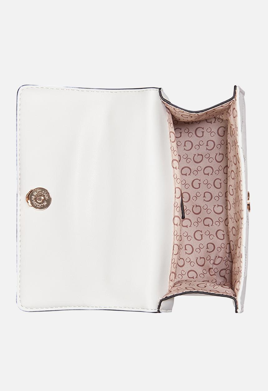 GUESS - Kelce crossbody flap - cream