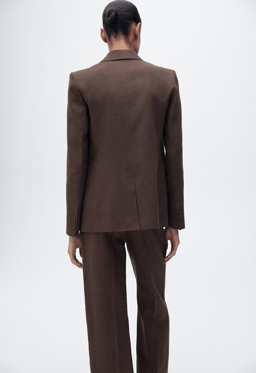 MANGO - Blazer Tempoli - Brown