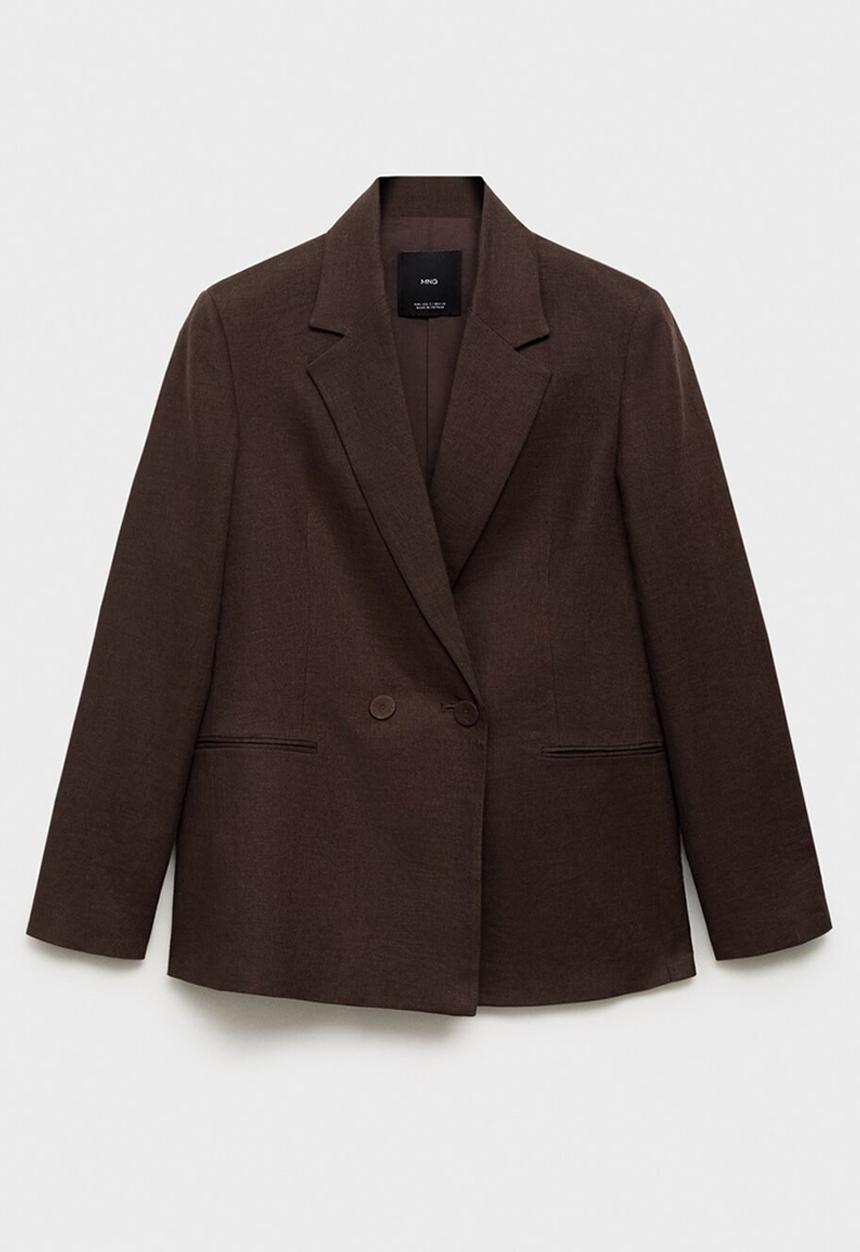 MANGO - Blazer Tempoli - Brown
