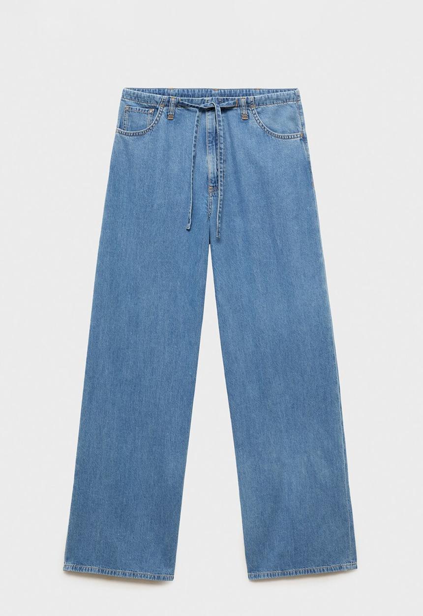 MANGO - Trousers Maria - Open Blue
