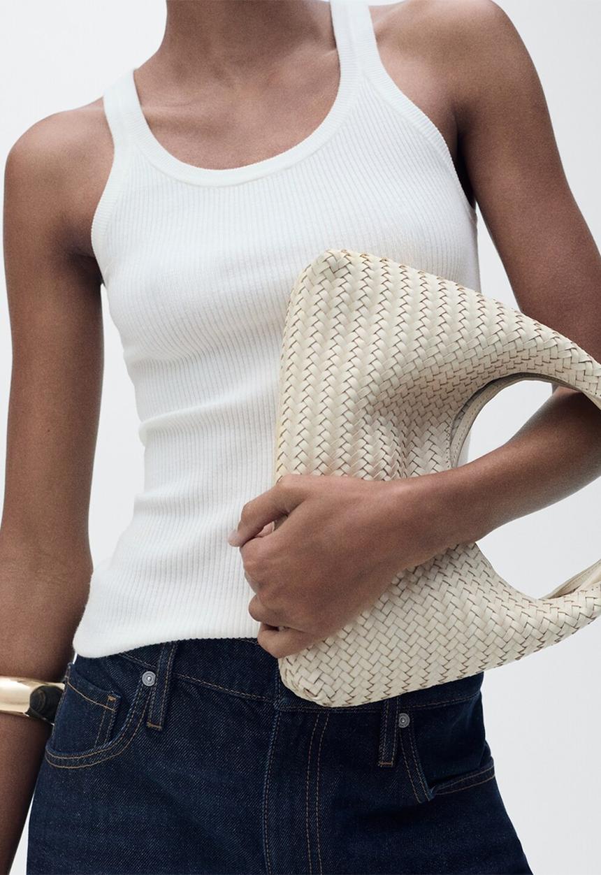 MANGO - Top Ririn - Light Beige