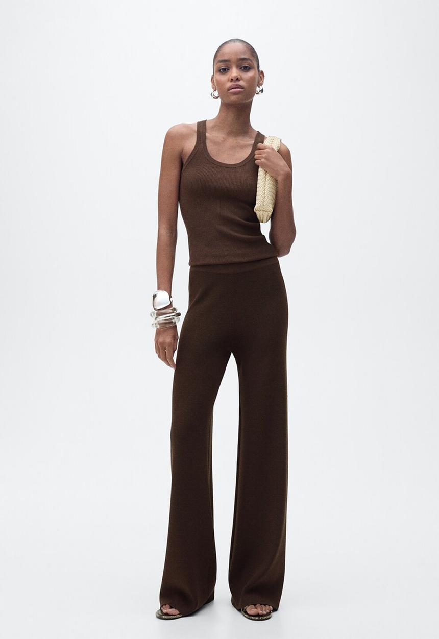 MANGO - Top Ririn - Dark Brown