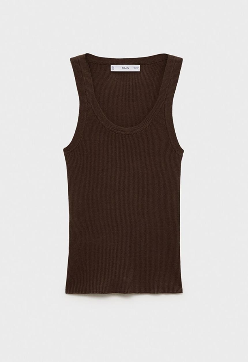 MANGO - Top Ririn - Dark Brown