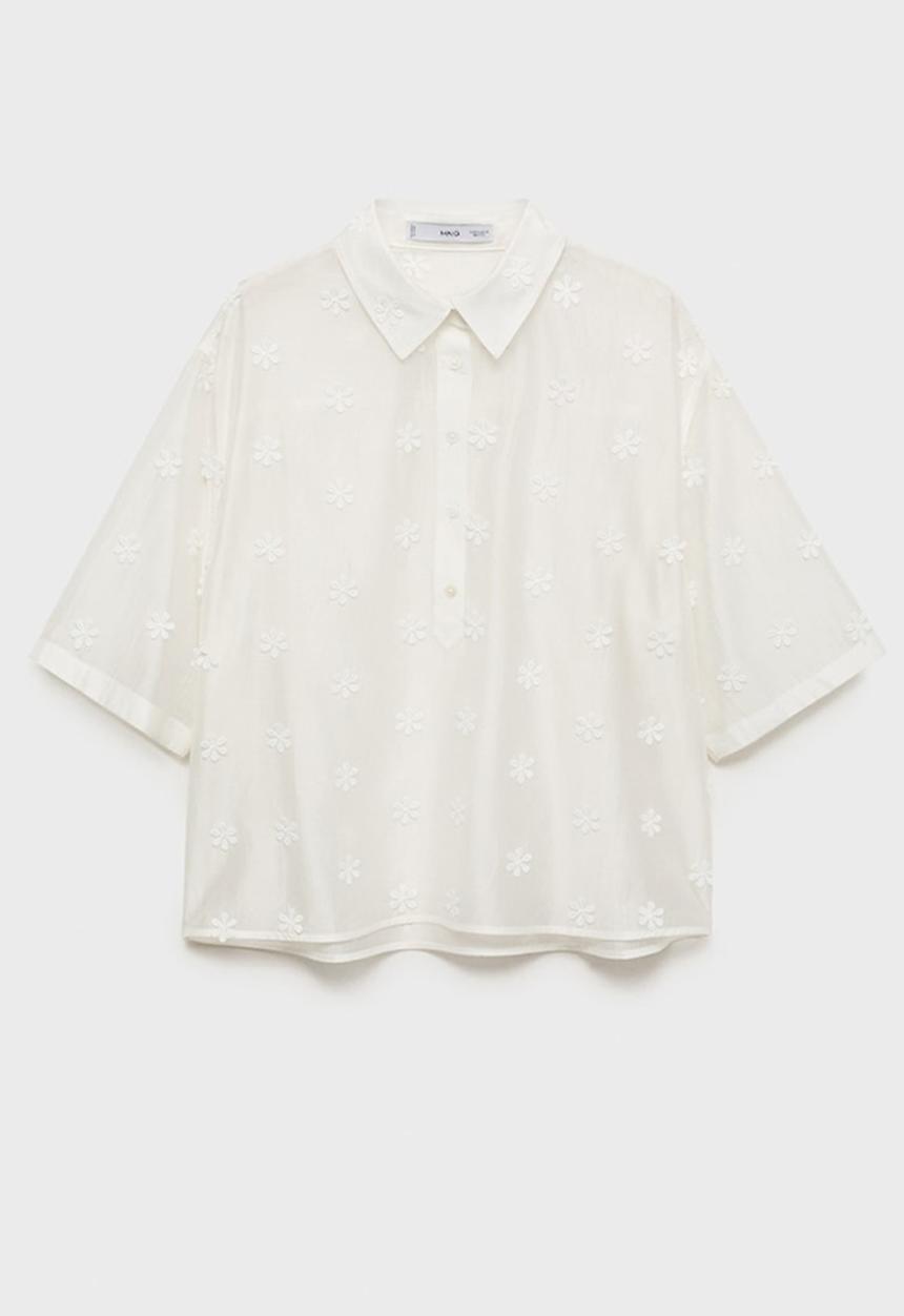 MANGO - Shirt Uri - White