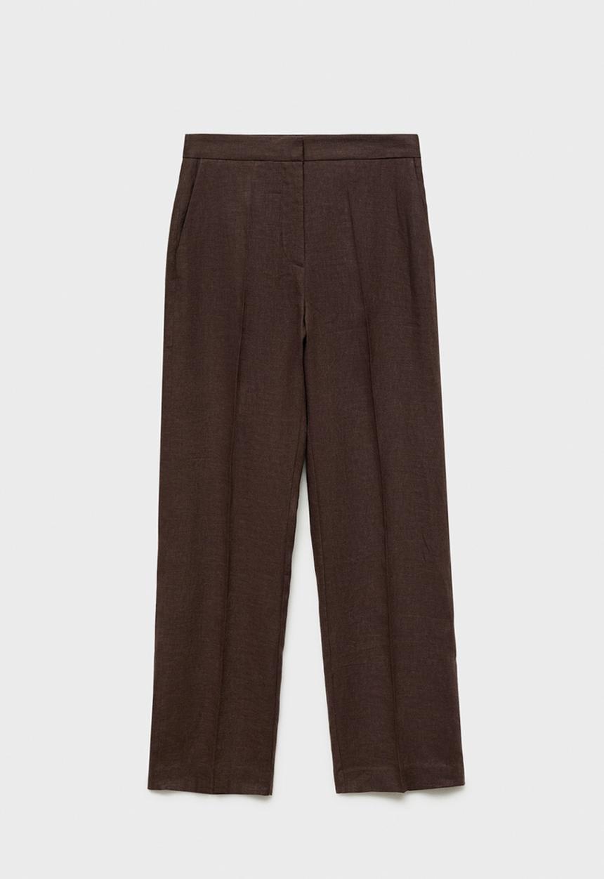 MANGO - Trousers Tempoli - Brown