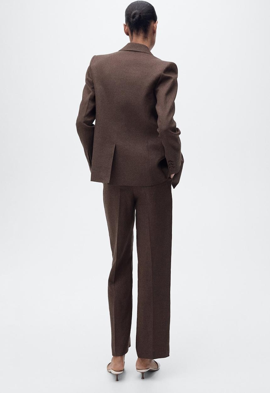 MANGO - Trousers Tempoli - Brown