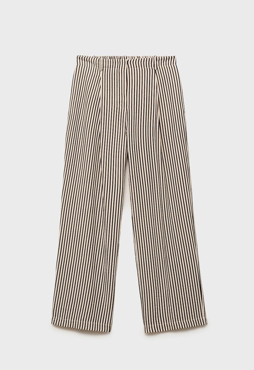 MANGO - Trousers Sal - Natural