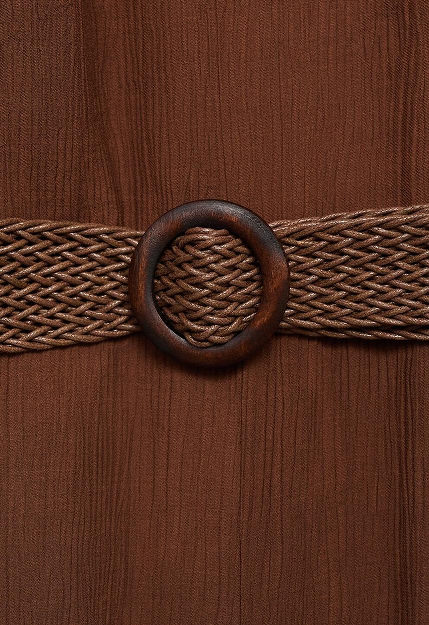 MANGO - Jumpsuit Le - Brown