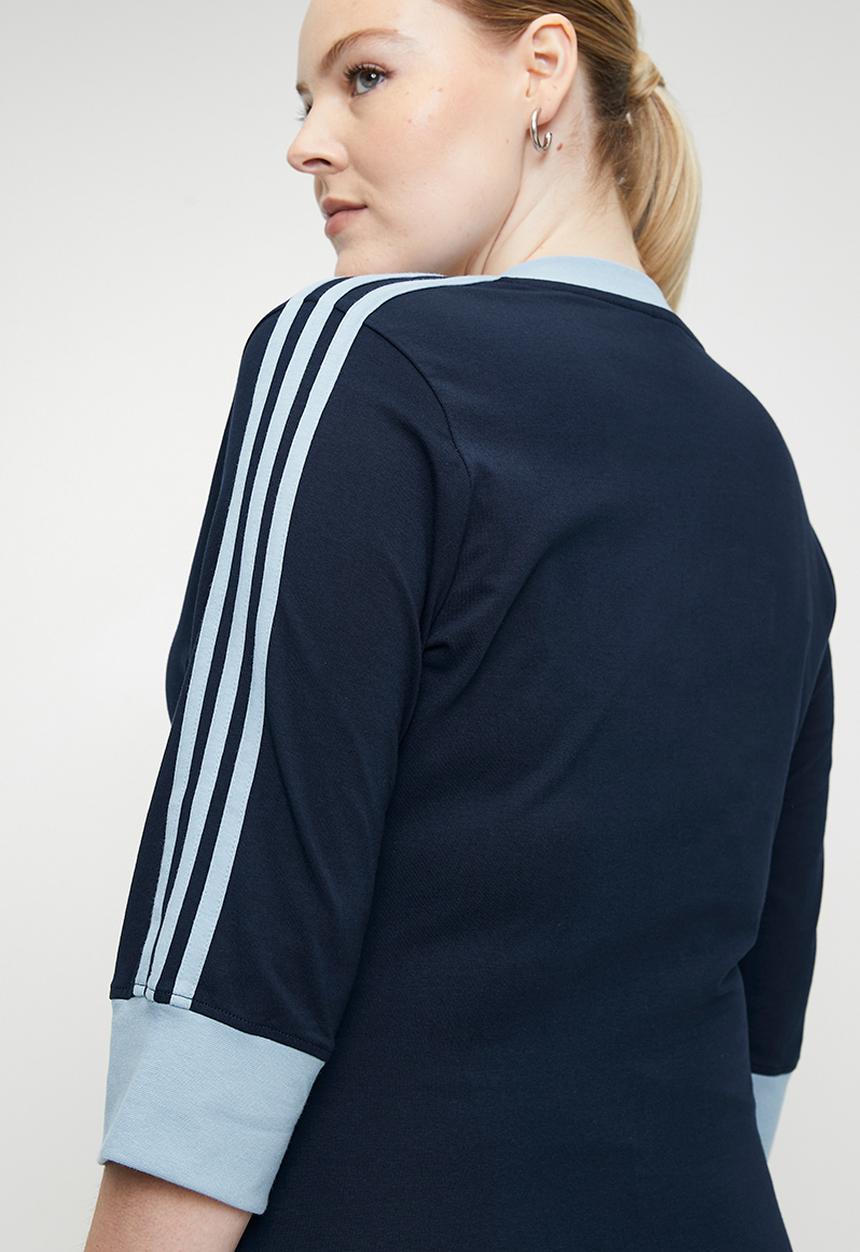 adidas Originals - Plus v-neck dress - blue