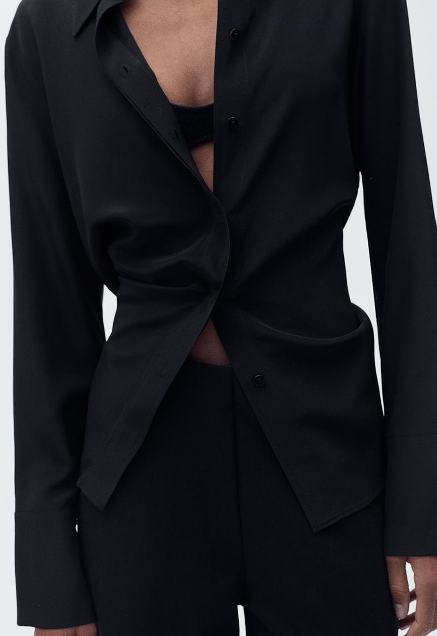 MANGO - Trousers Catleen - Black