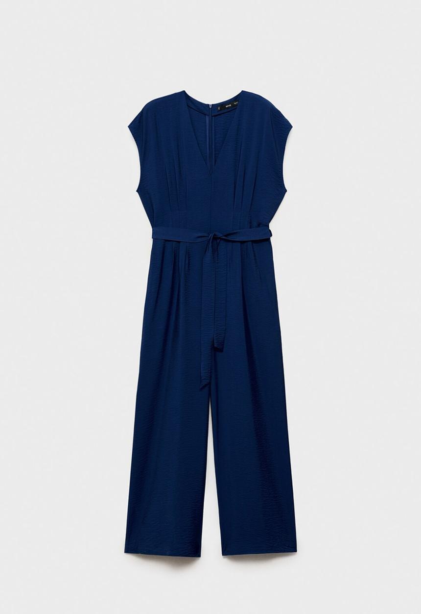 MANGO - Jumpsuit Lorain - Medium Blue