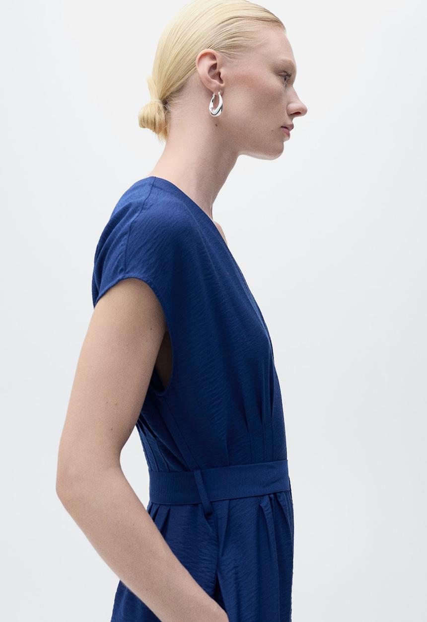 MANGO - Jumpsuit Lorain - Medium Blue