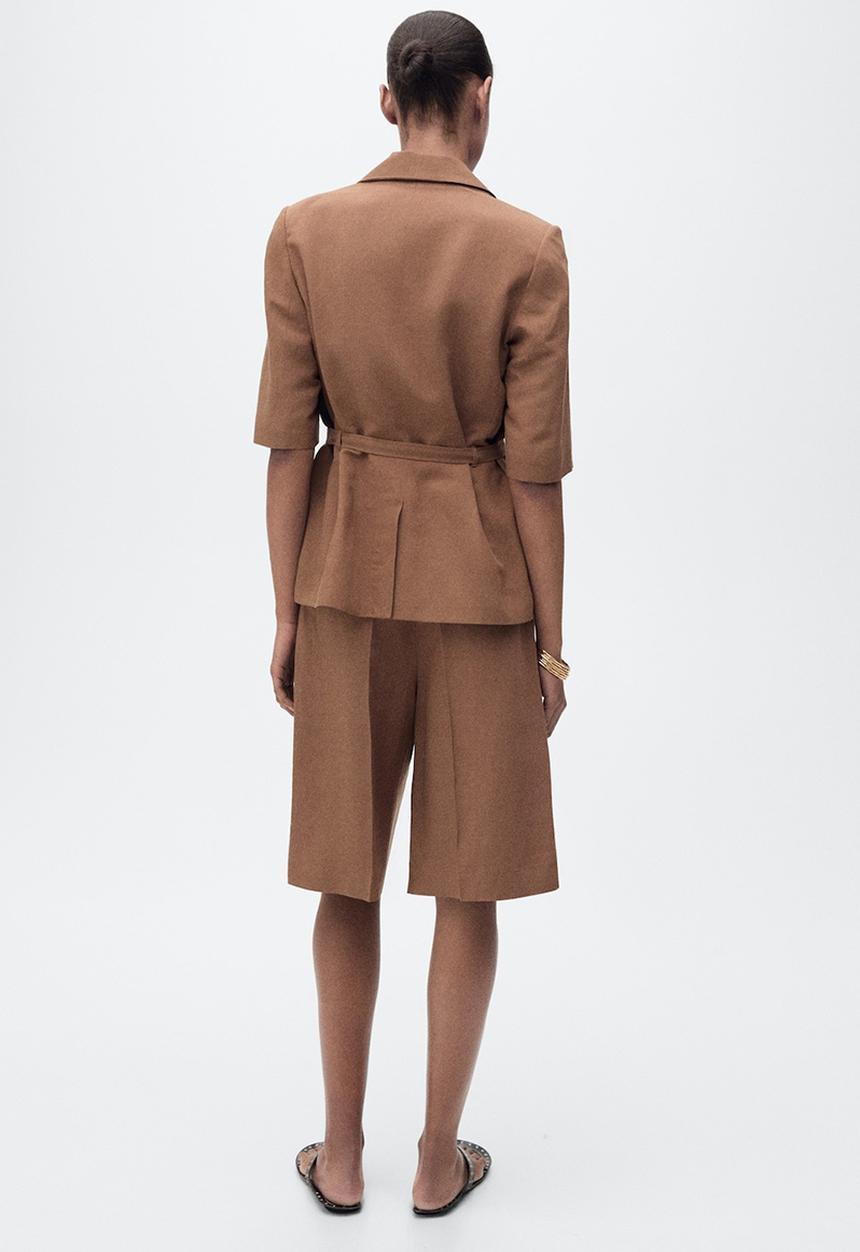 MANGO - Blazer Argelia - Dark Brown
