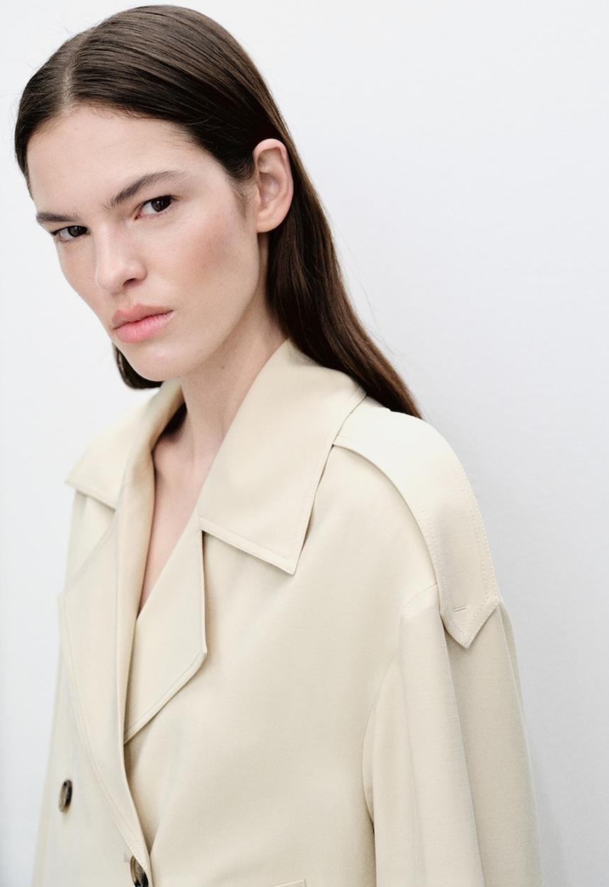MANGO - Jacket Dua - Light/Pastel Gray