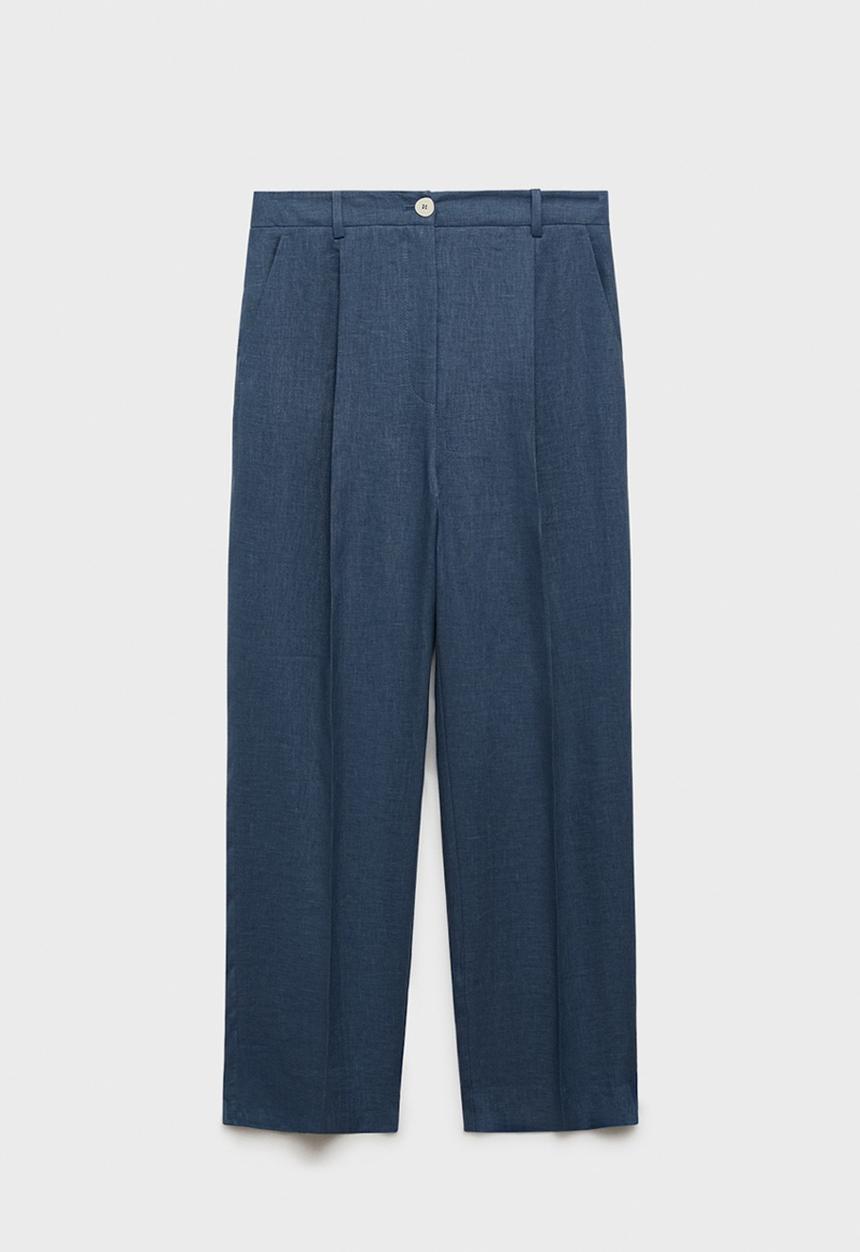 MANGO - Trousers Brunoli - Medium Blue