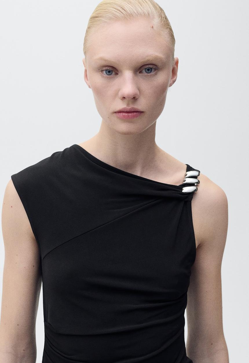 MANGO - Top Meli - Black