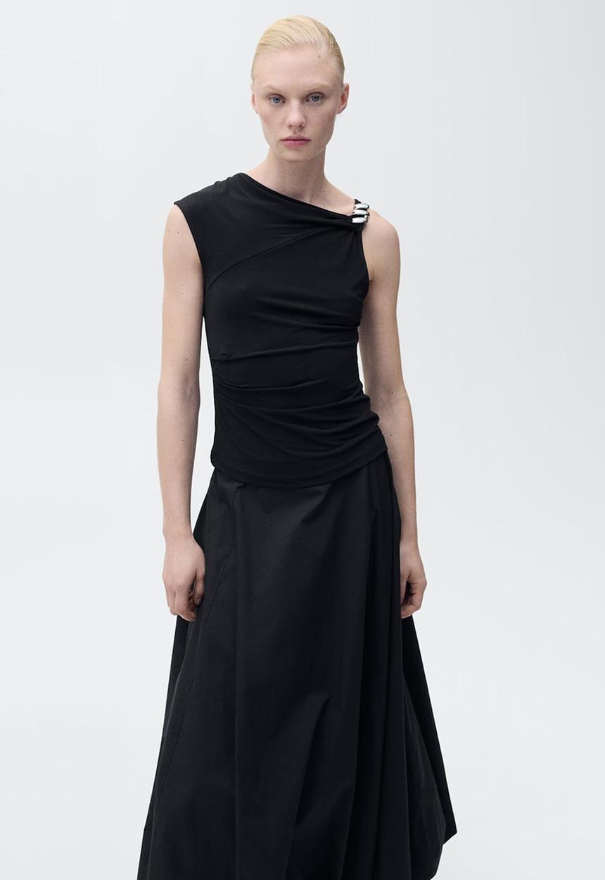 MANGO - Top Meli - Black
