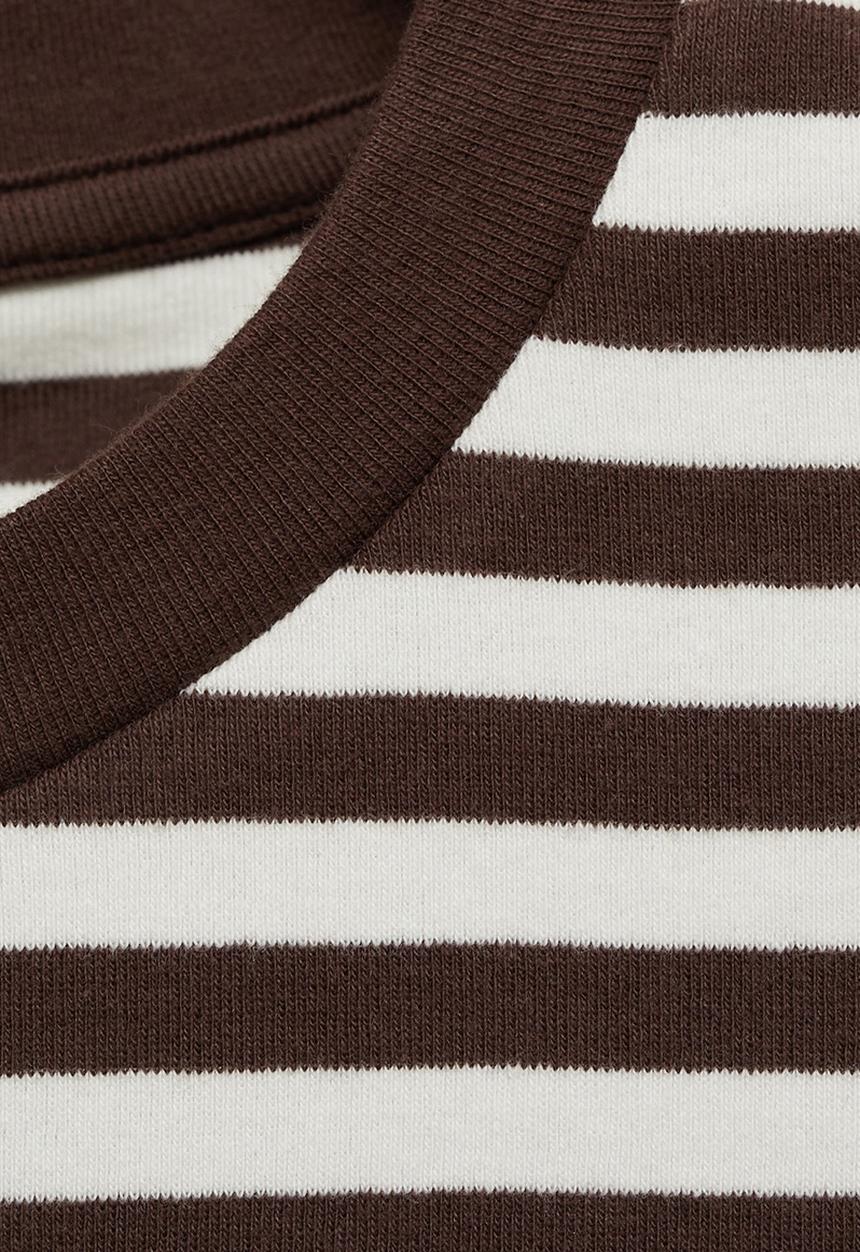 MANGO - T-Shirt Ancla - Brown