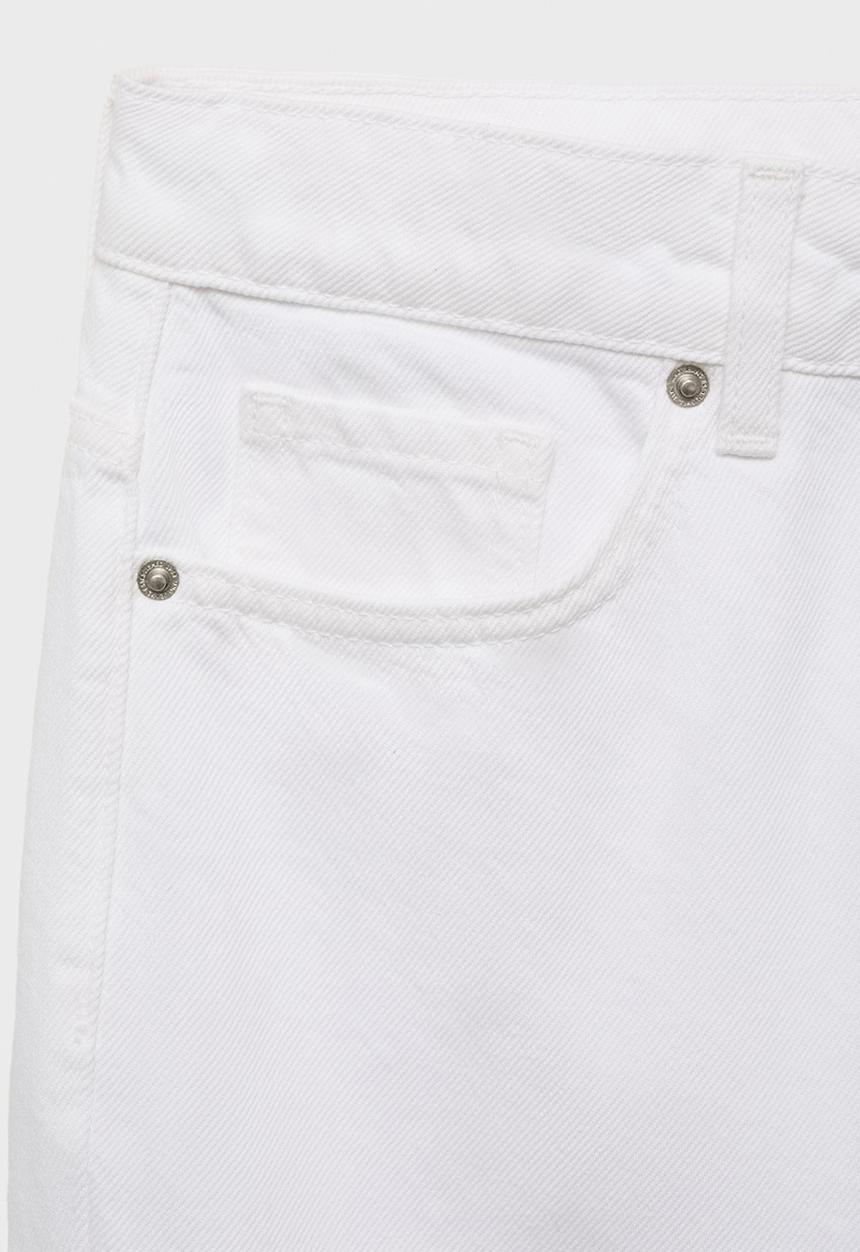 MANGO - Jeans Blanca - White
