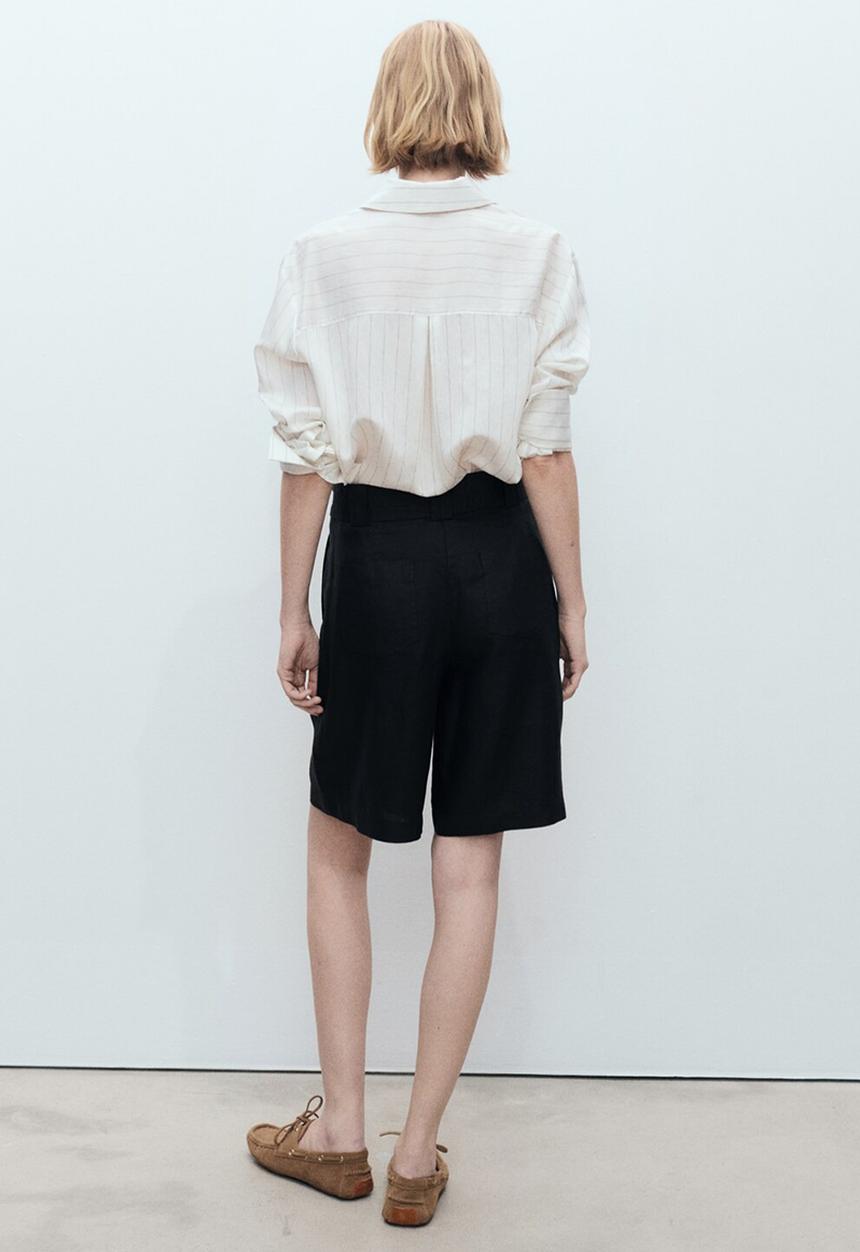 MANGO - Bermudas Samari - Black