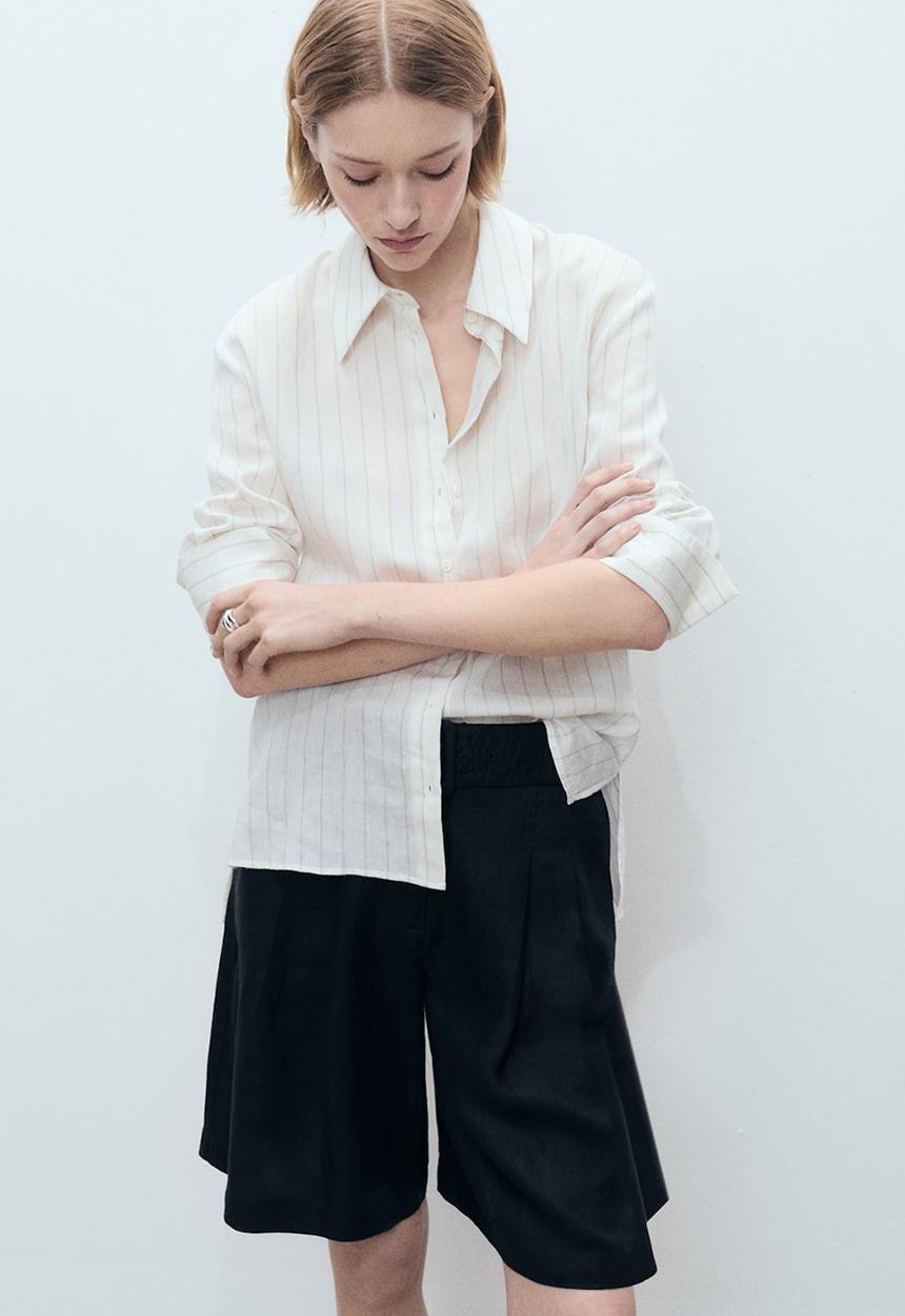 MANGO - Bermudas Samari - Black