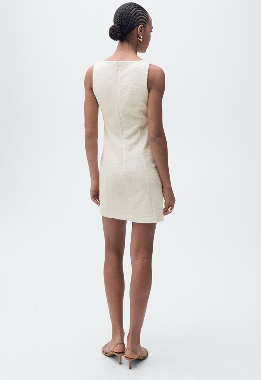 MANGO - Dress Chiara - Light Beige