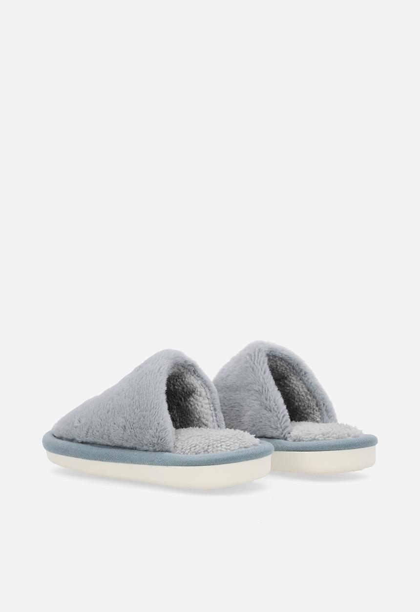 Pop Candy - Dino applique slippers - blue