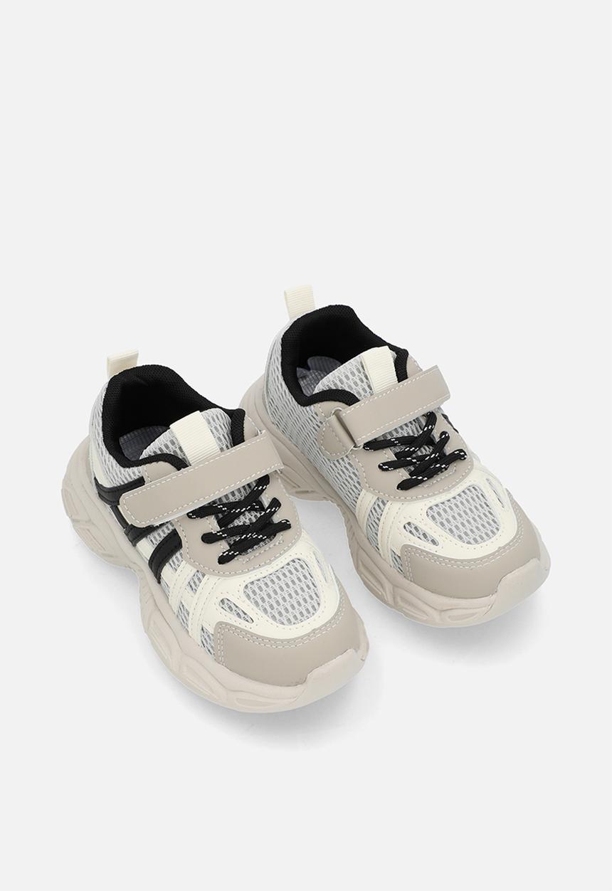 Pop Candy - Mesh detail trainers - black/ecru