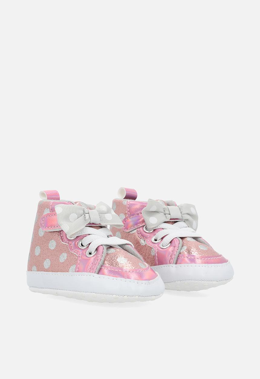 Pop Candy - Metallic hi-top sneakers - pink